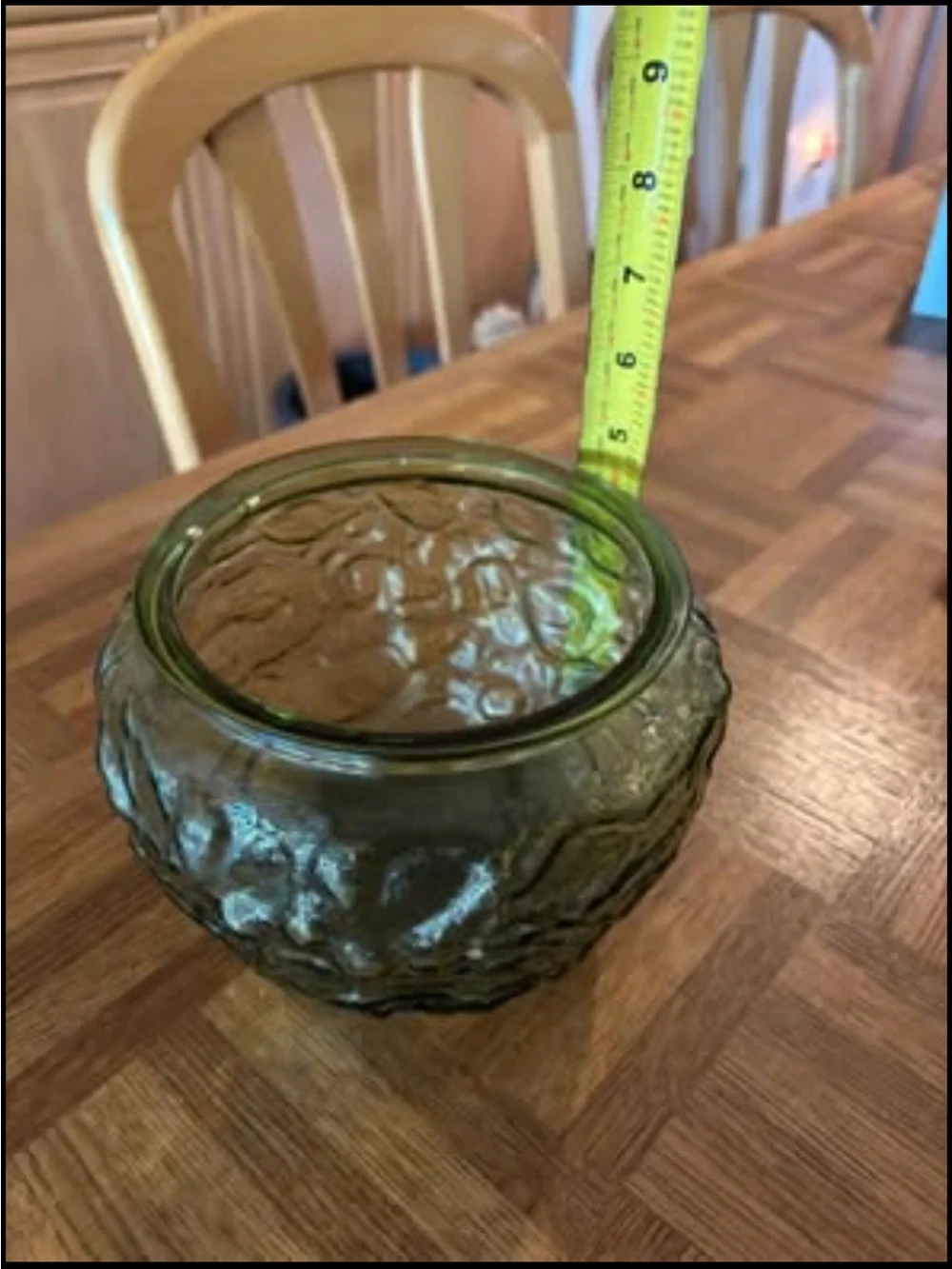 Vintagea E.O. Brody Co. Green Bowl/Vase 6108 Made In Cleveland OH USA